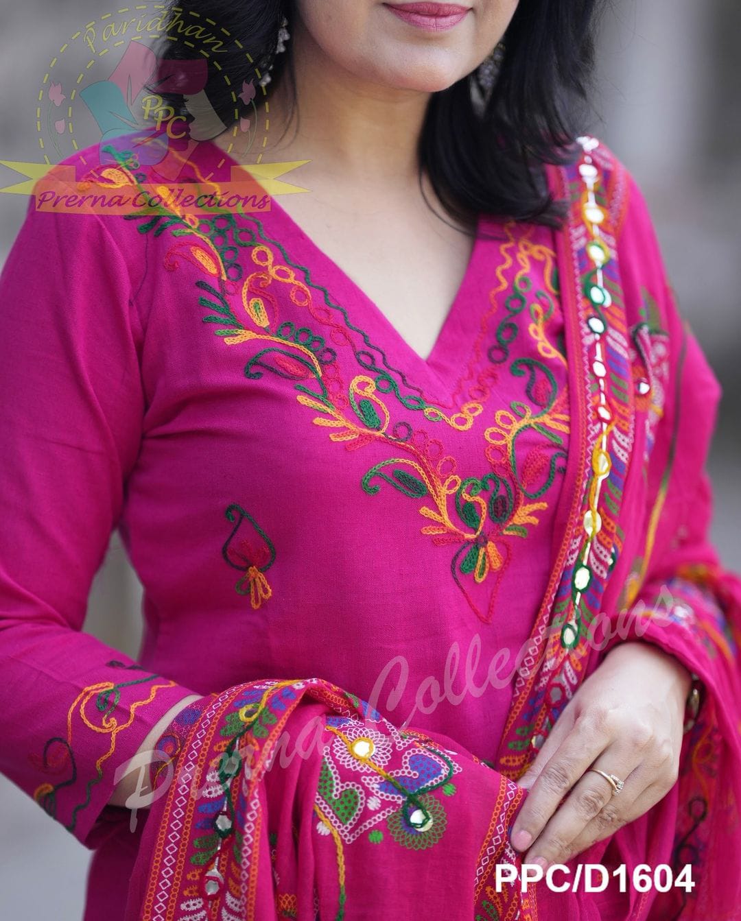 Akshar Sundari Cotton Navaratri Special Kurti With Bottom Dupatta Wholesale Price In Surat